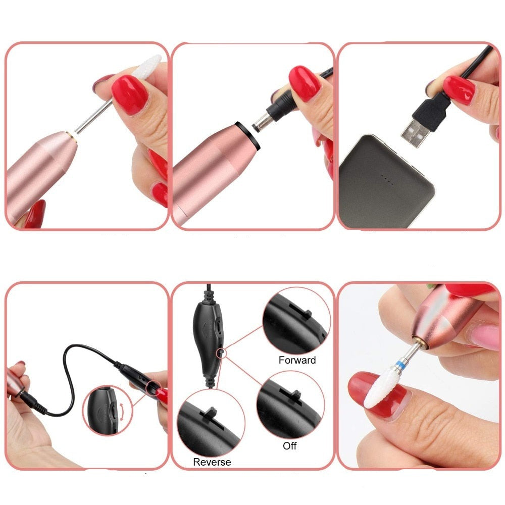 Skanto | Professional Electric Nail Drill – DIY Manicure at Home