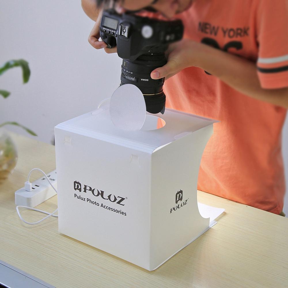 Skanto | "LumiCube" Mini Photo Studio with LED Lighting and 6 Backdrops