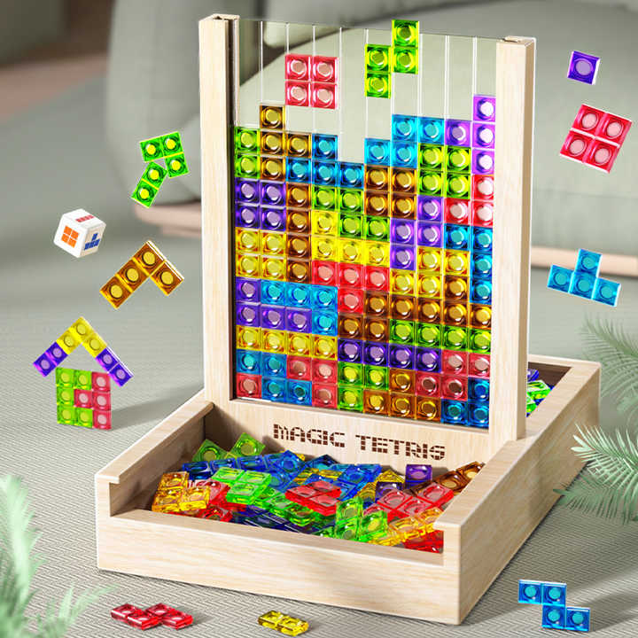 BowLift | Magical Tetris Game Made of Wood (Standard Model)