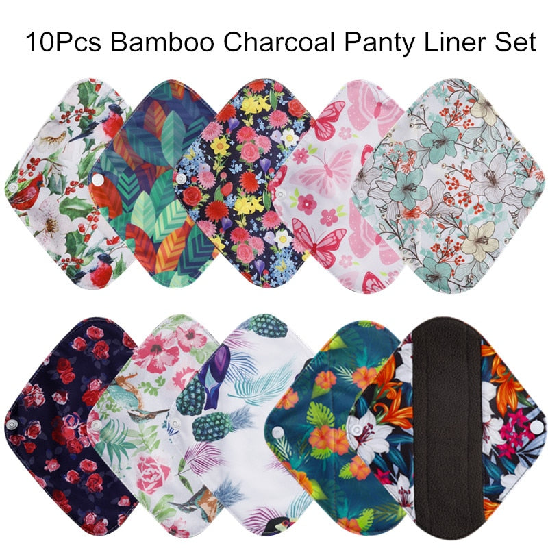 Skanto | 10 Pack Reusable Pads - Organic Menstrual Reusable Pads