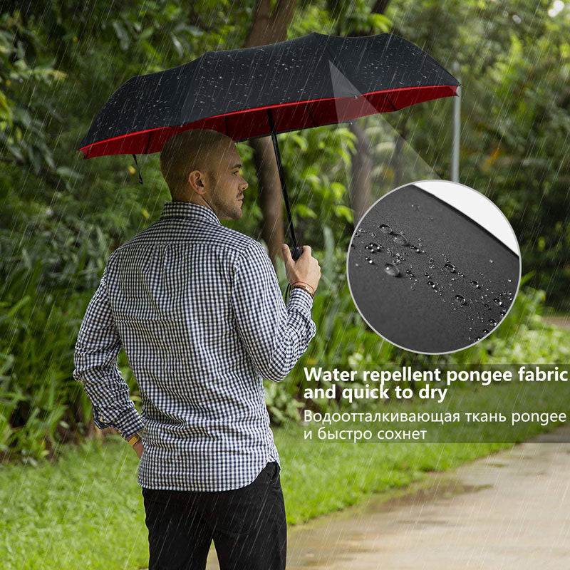 BowLift | StormShield Automatic Umbrella – Windproof Storm Umbrella with Reversed Closing Mechanism