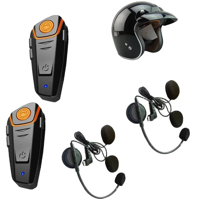 BowLift | Waterproof Bluetooth Motorcycle Intercom with FM & 1000M Range – RoadLink