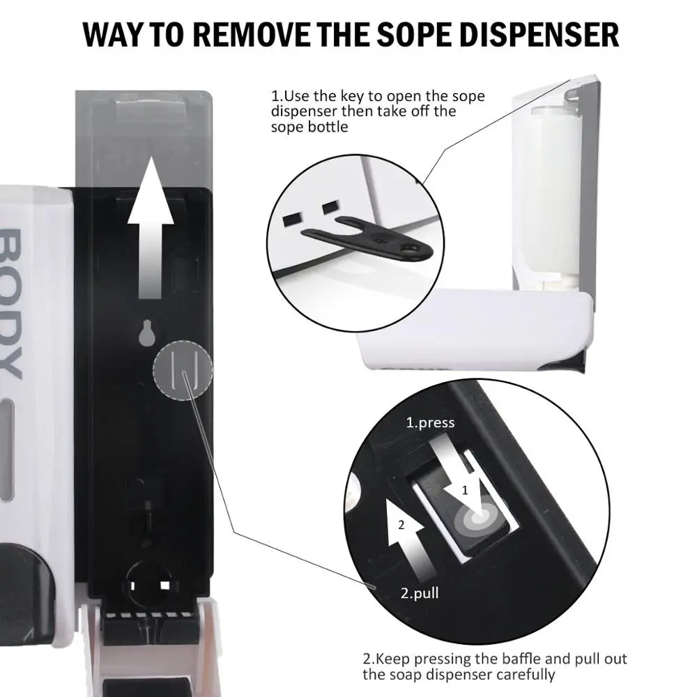 BowLift | Wall-mounted shower dispenser