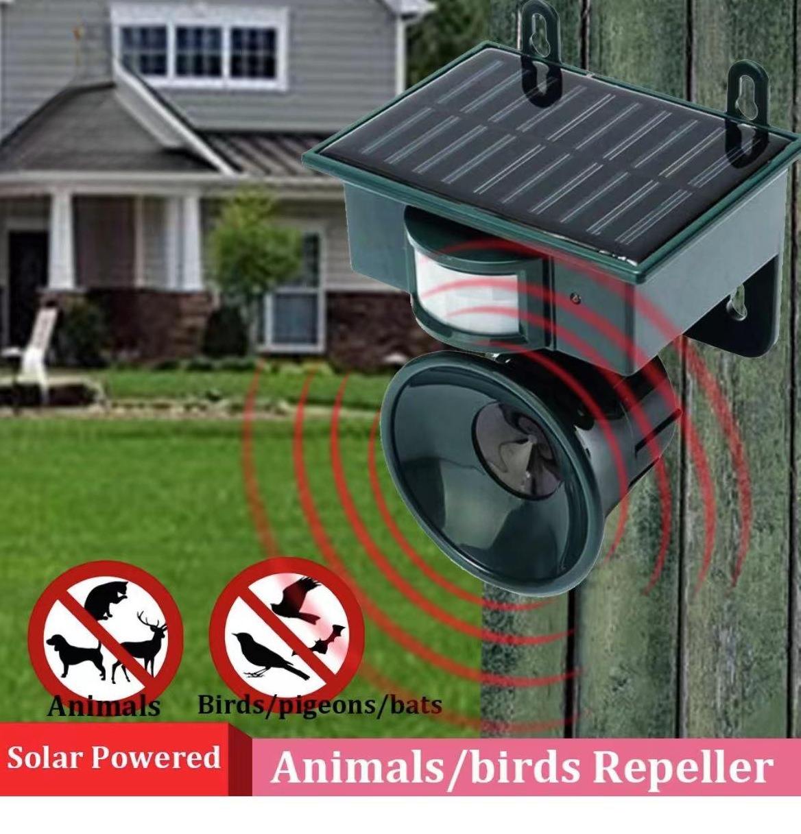 BowLift | TerraGuard – Weatherproof Solar Bird Repeller with PIR Motion Sensor & Natural Sound Deterrent