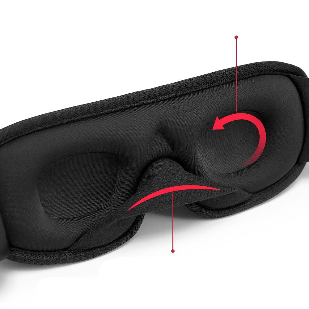 Skanto | 3D Sleep Mask | Light Blocking and Soft Padded