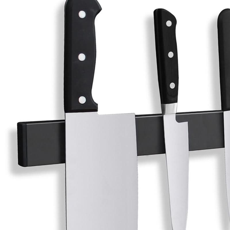 Skanto | Magnetic K Knife Holder – Wall-Mounted Black Steel Storage