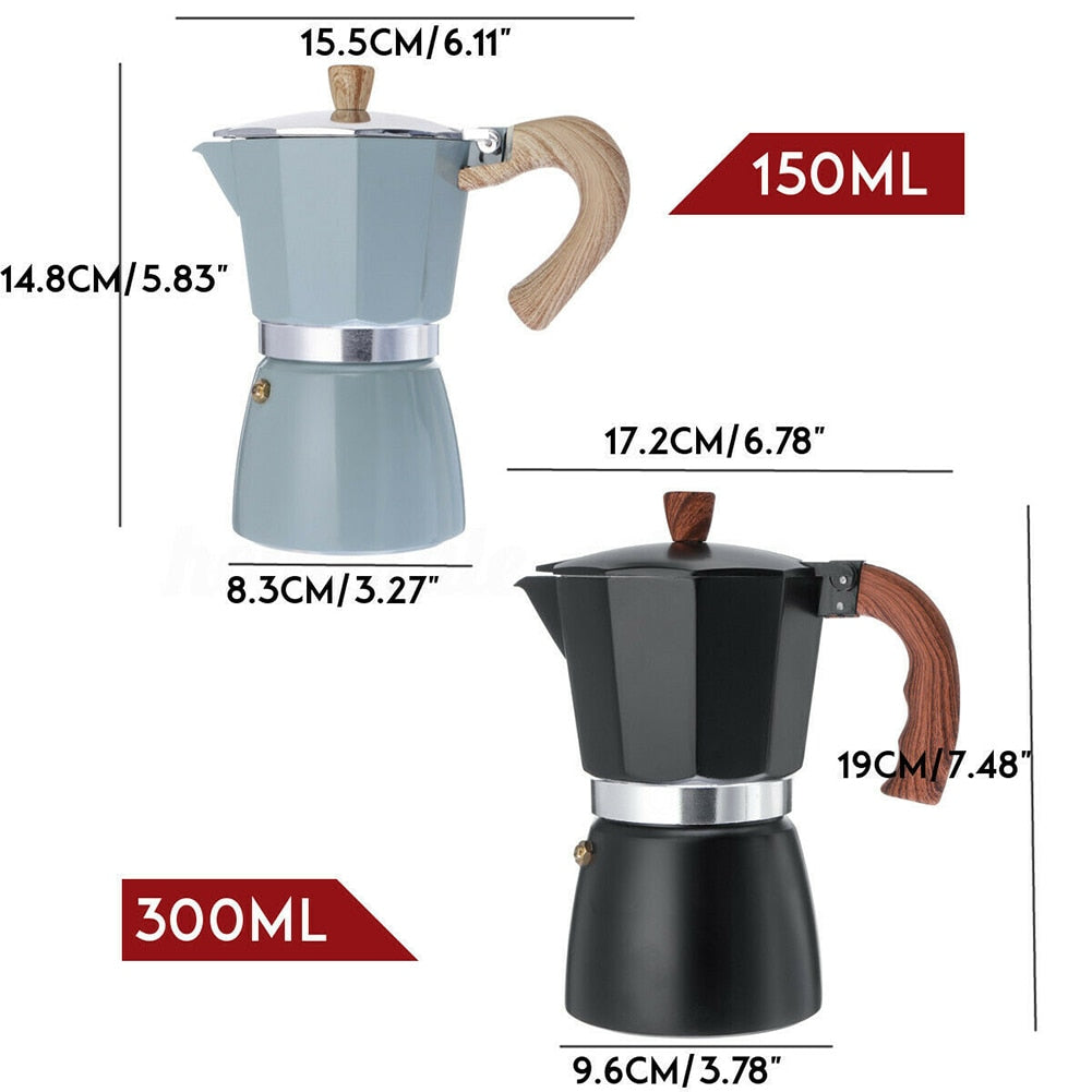 Brehn | Italian Style Pot Espresso Coffee Machine
