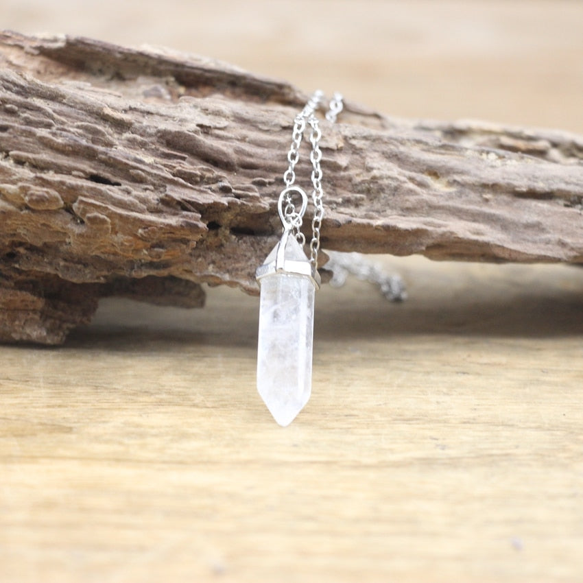 Skanto | Hexagon Natural Stone Chakra Necklace