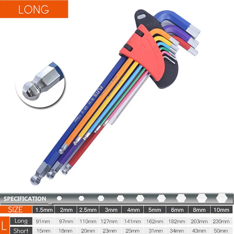 Allen key set 9-piece | Karnz
