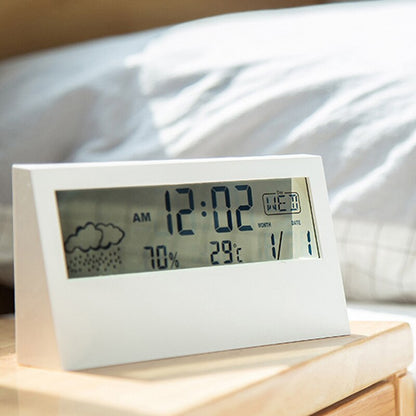 Transparent Crystal Vision Multifunctional Desktop Clock | Karnz