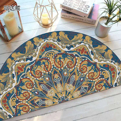 Skanto | Bohemian Non-Slip Half-Moon Doormat
