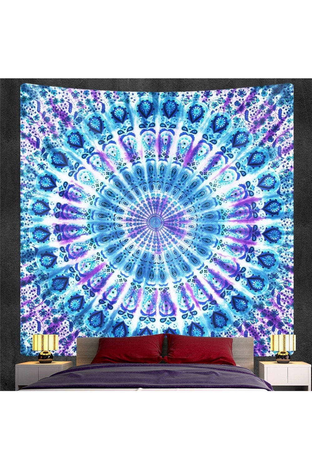 Trippy Mandala Wall Tapestry | Bowlift