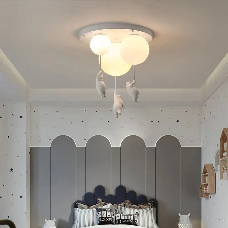 Skanto | Hanging Bear Balloons Lamp