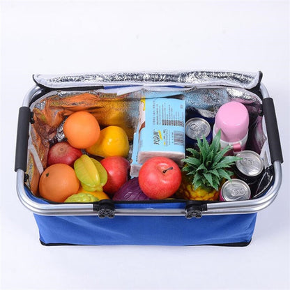 Travel Fresh Cooler Foldable Camping Basket | Karnz