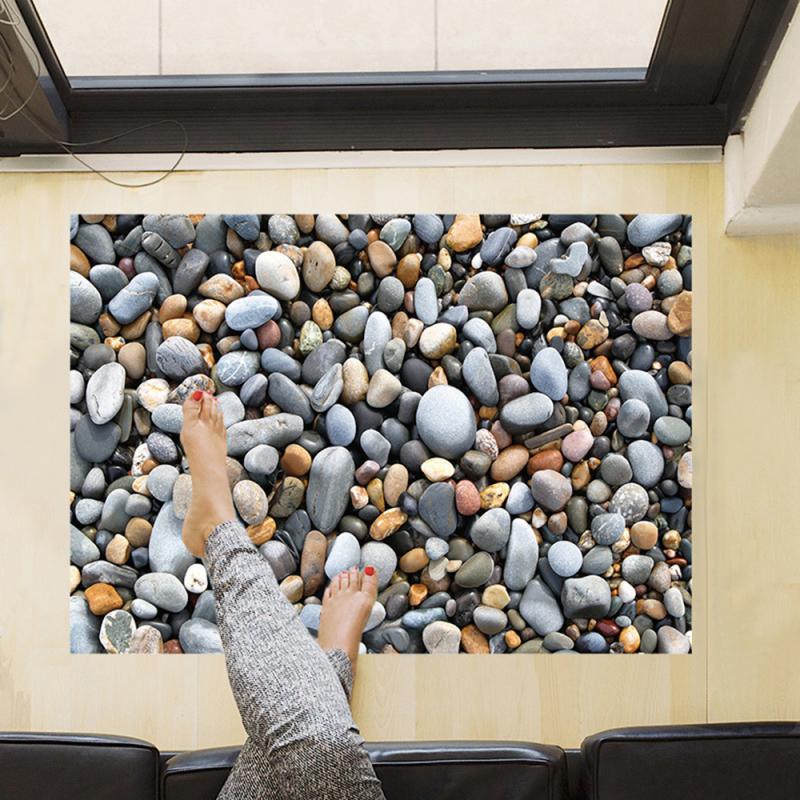 BowLift | 3D Stone Surface Bathroom Floor Stickers