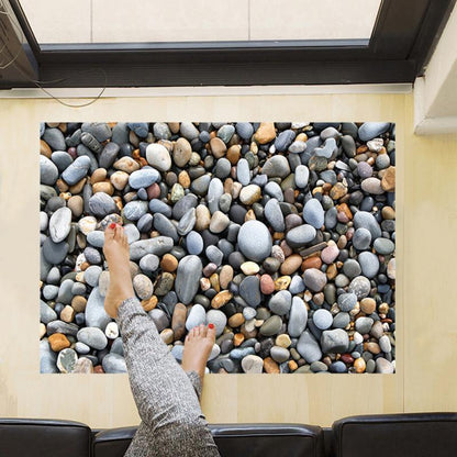 BowLift | 3D Stone Surface Bathroom Floor Stickers