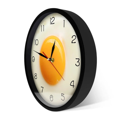 Frendorf | Wall Clock in Fried Egg Design | Humorous Modern Wall Decoration