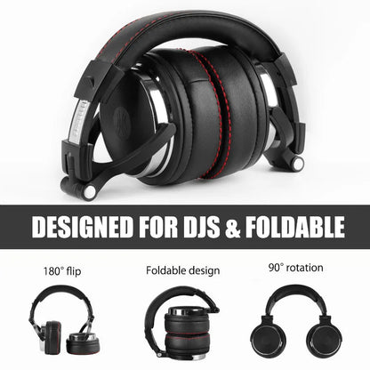 Oneodio Wired Studio Pro 50 & Pro 30 DJ Headphones with Mic - TWS Noise Cancelling HiFi Stereo Dynamic Headset
