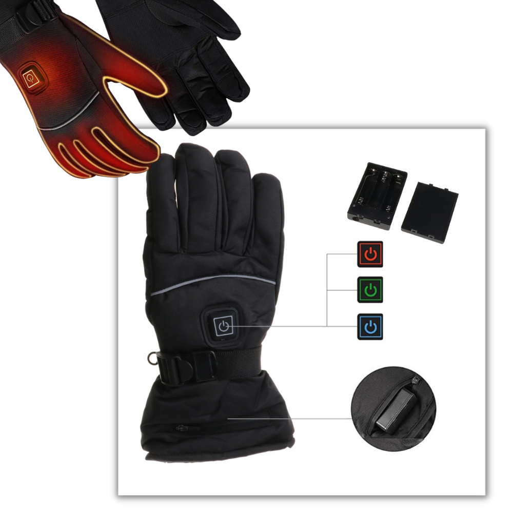 Electric Heated Winter Gloves
