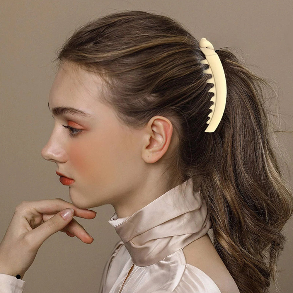 Large banana non-slip hair clips