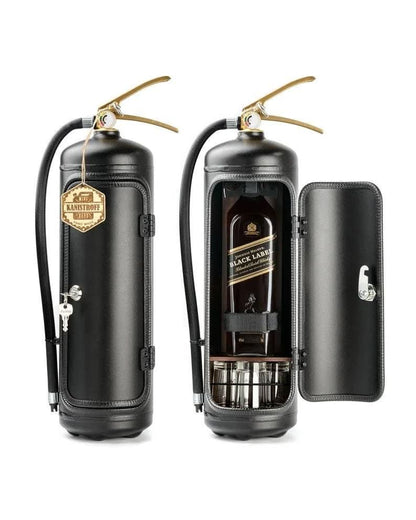 Skanto | Hidden Minibar in Fire Extinguisher Design for Stylish Drink Storage