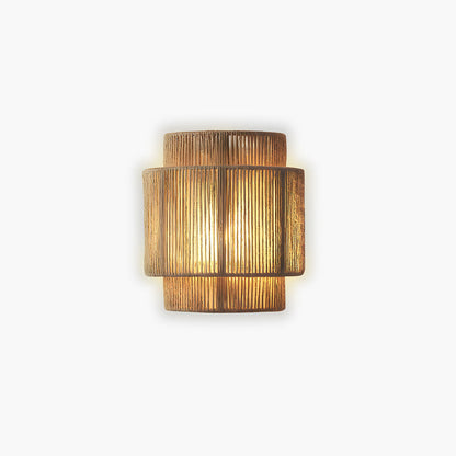Skanto | Japanese-Inspired Minimalist LED Wall Lamp – Natural Rope Design & Warm Ambiance