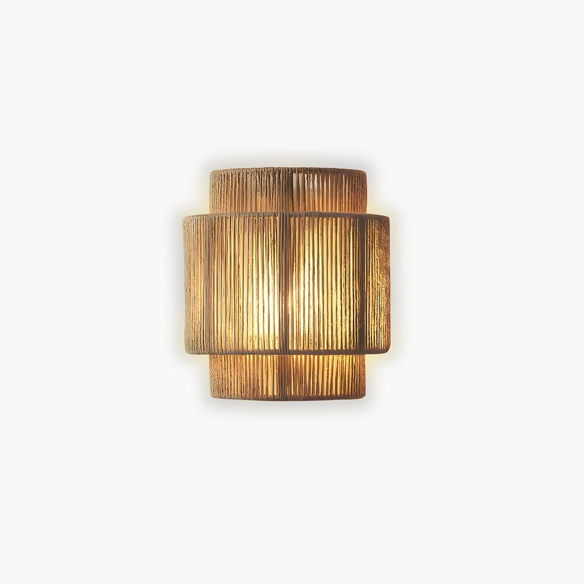 Skanto | Natural Rope Wall Lamp with LED Bulb