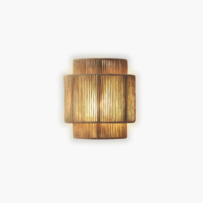 Skanto | Natural Rope Wall Lamp with LED Bulb