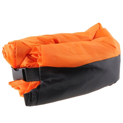 Sandsberg | Inflatable Lounger Polyester Fabric Compression Air Cushion Sofa for Beach / Travel / Hospitality / Fishing, Size: 185cm x 75cm x 50cm, Standard Quality (Orange)