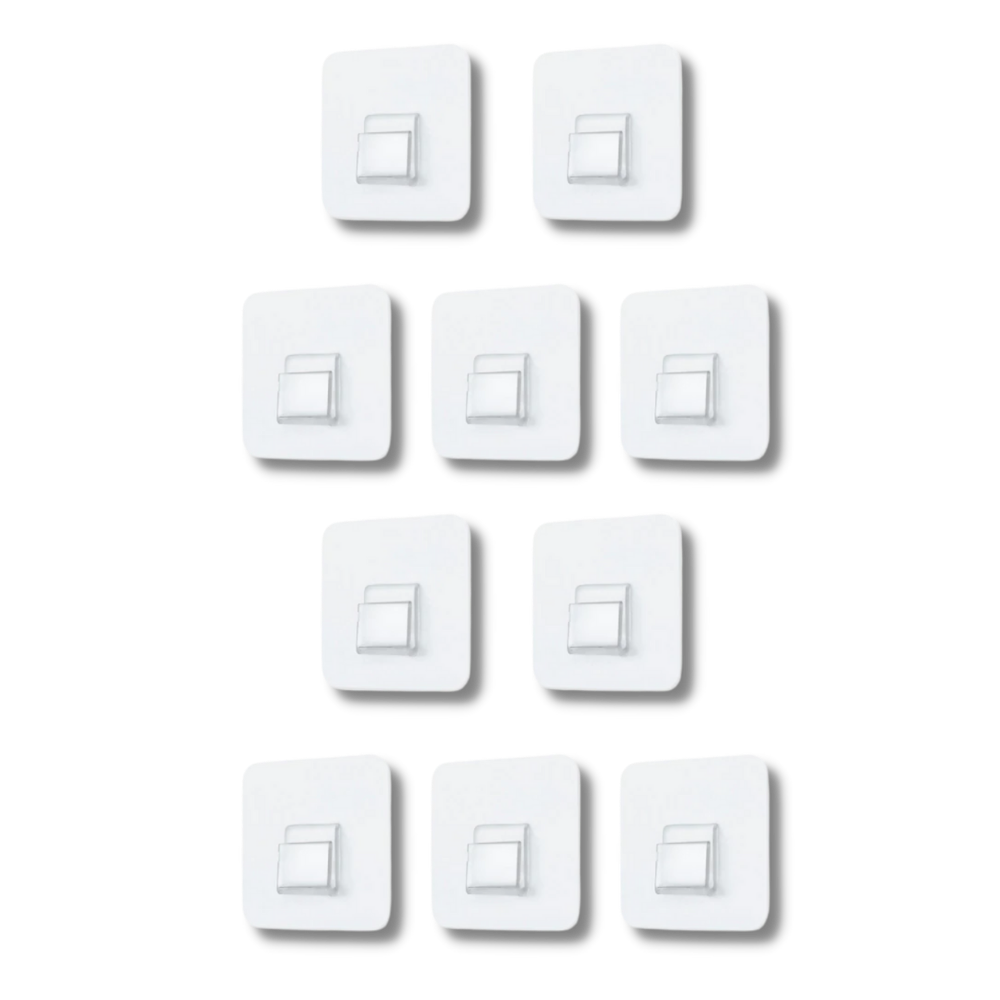 Pack of Self-Adhesive Wall Hooks