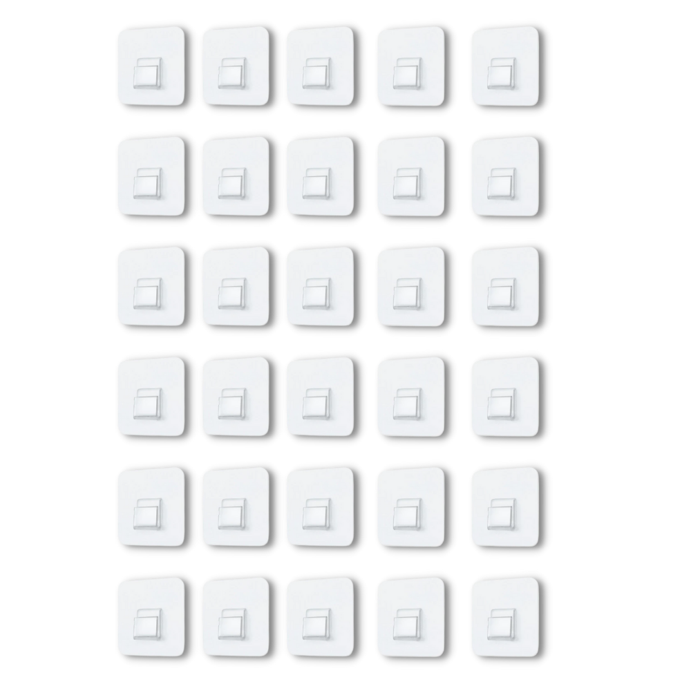 Pack of Self-Adhesive Wall Hooks