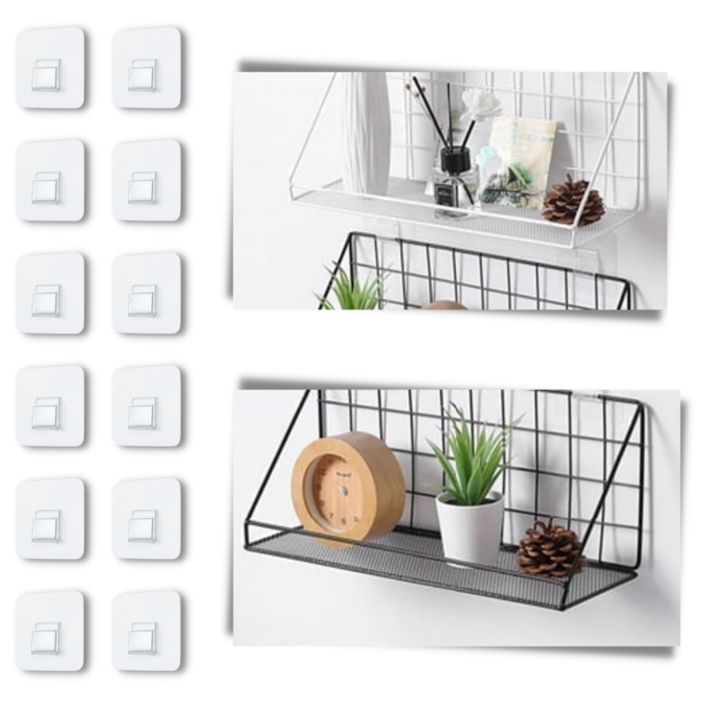 Pack of Self-Adhesive Wall Hooks