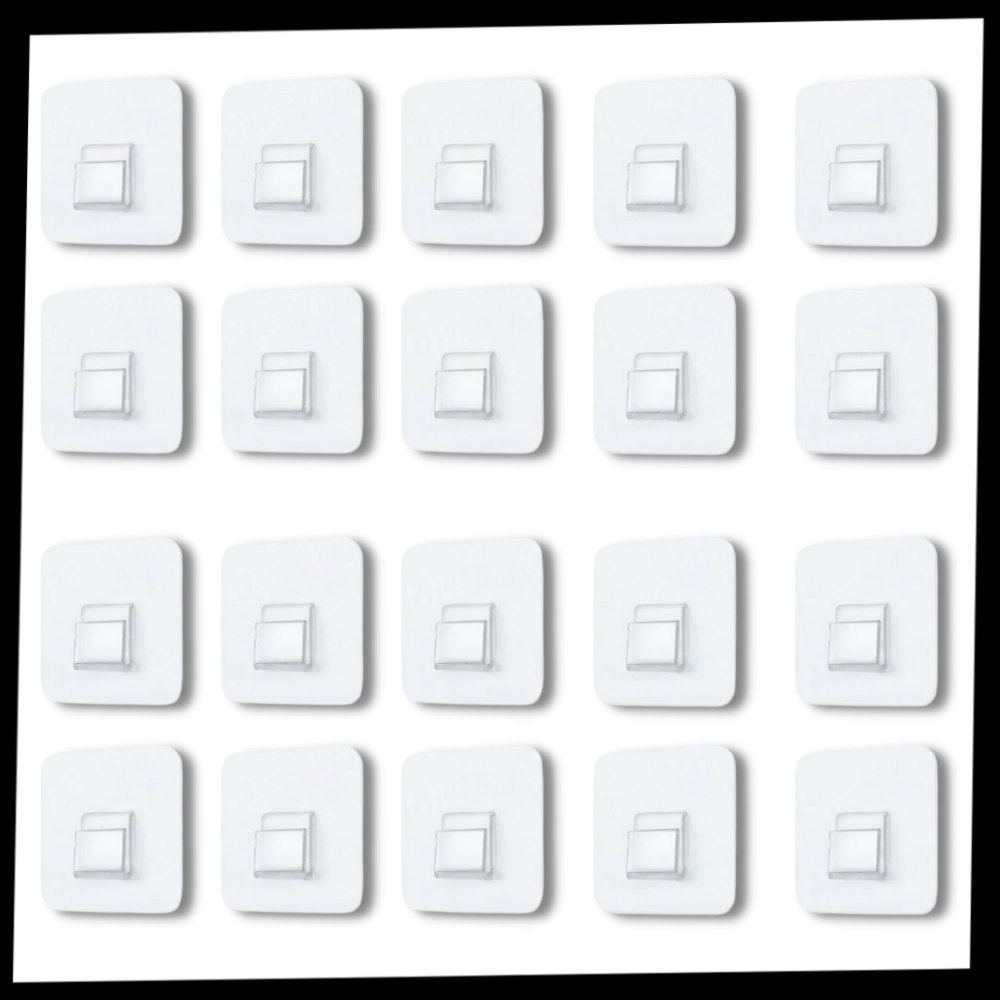 Pack of Self-Adhesive Wall Hooks