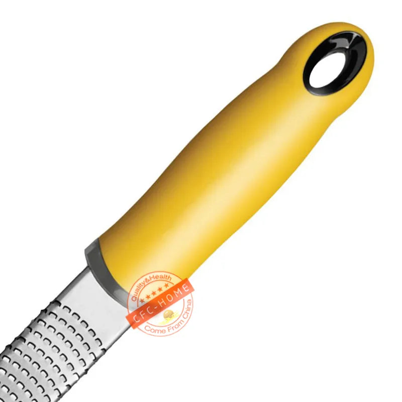 Skanto | Lemon Zester & Cheese Grater - Multifunctional Kitchen Tool for Parmesan, Lemon, Ginger, Garlic, Nutmeg, Chocolate, Vegetables, Fruit