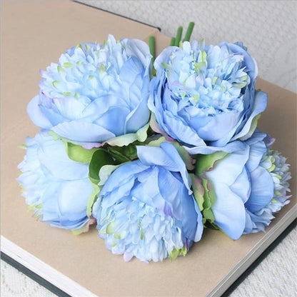 Skanto | Large Peony Silk Flower Bouquet Set