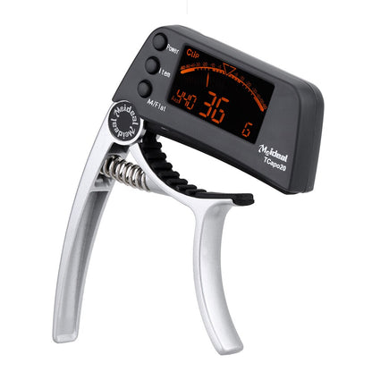 Capo & Tuner „TuneGrip“ – 2-in-1 Guitar Accessory with LCD Screen