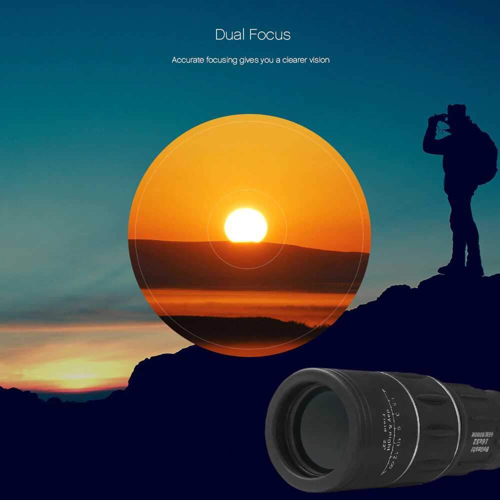 Skanto | 16 x 52 Dual Focus Monocular Scope Zoom Optical Lens Binoculars