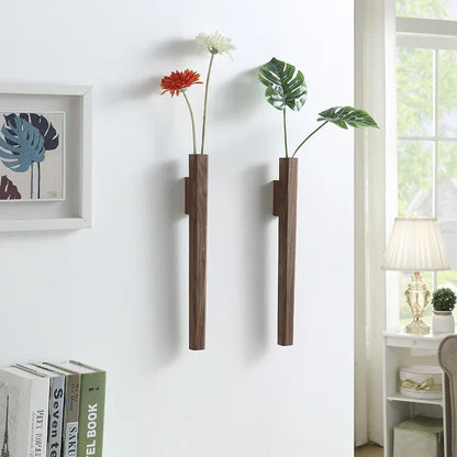 Skanto | Handmade Solid Wood Wall Vase