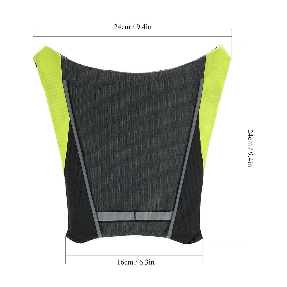 BowLift | Turn Signal Cycling Reflective Safety LED Vest Cyclist Outdoor Waterproof