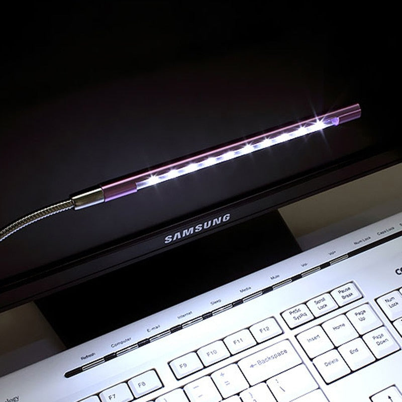 BowLift | LumoBeam Flexible LED Keyboard Light for Desk or Laptop