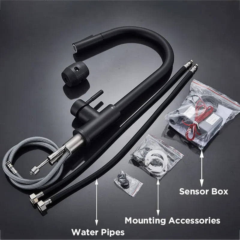 Skanto | Retractable Kitchen Faucet with Touch Control and Sensor Function