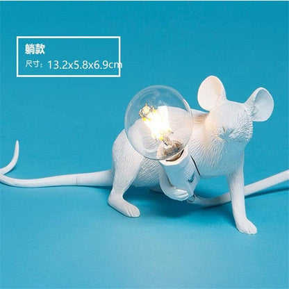 Table lamp with mouse motif