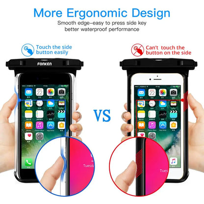 BowLift | Waterproof Smartphone Case DryVault | Full View Design | Side Accessible | With Carrying Strap