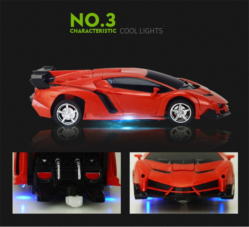 Skanto | 2i1 Robo Racer Transforming RC Car Toy