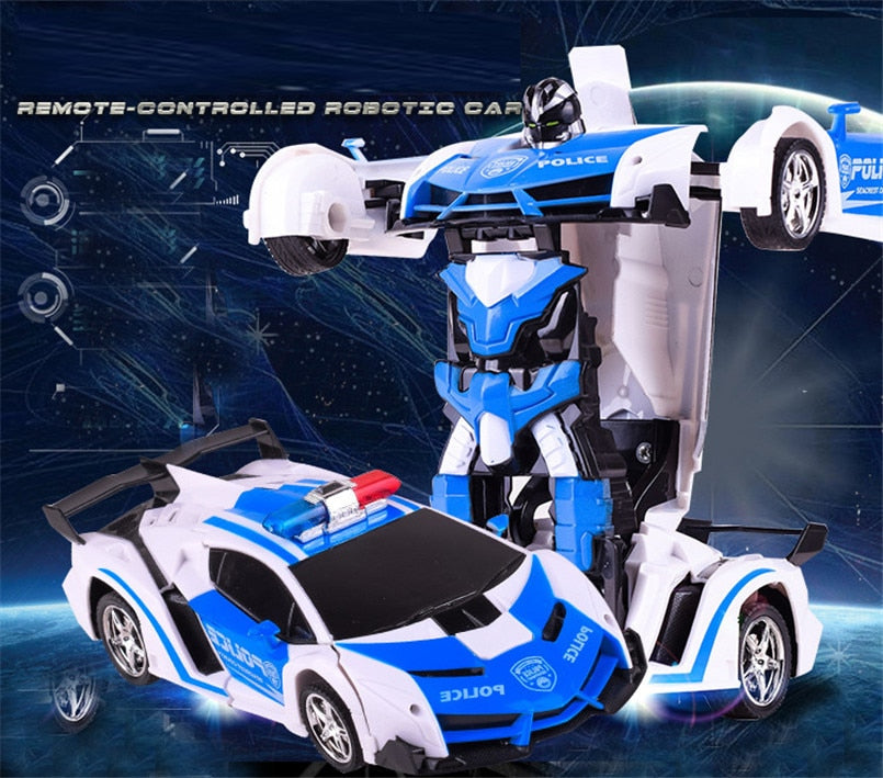 Skanto | 2i1 Robo Racer Transforming RC Car Toy