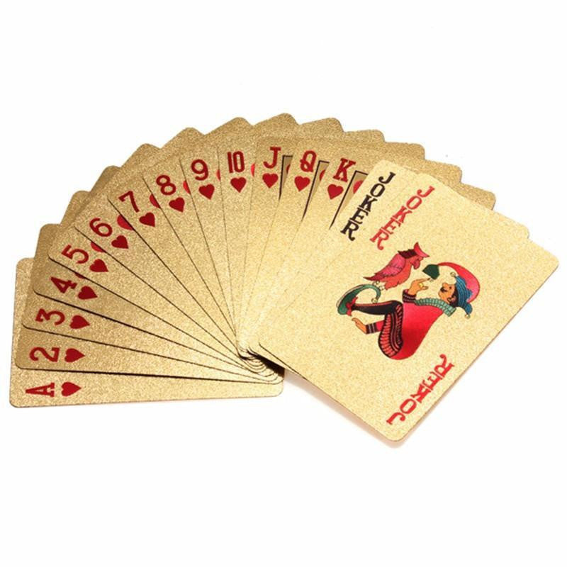 Brehn | 24K Gold-plated playing card with wooden box