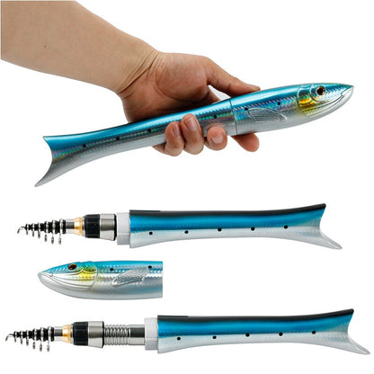 BowLift | Mini Fish Shaped Collapsible Fishing Rod Pole
