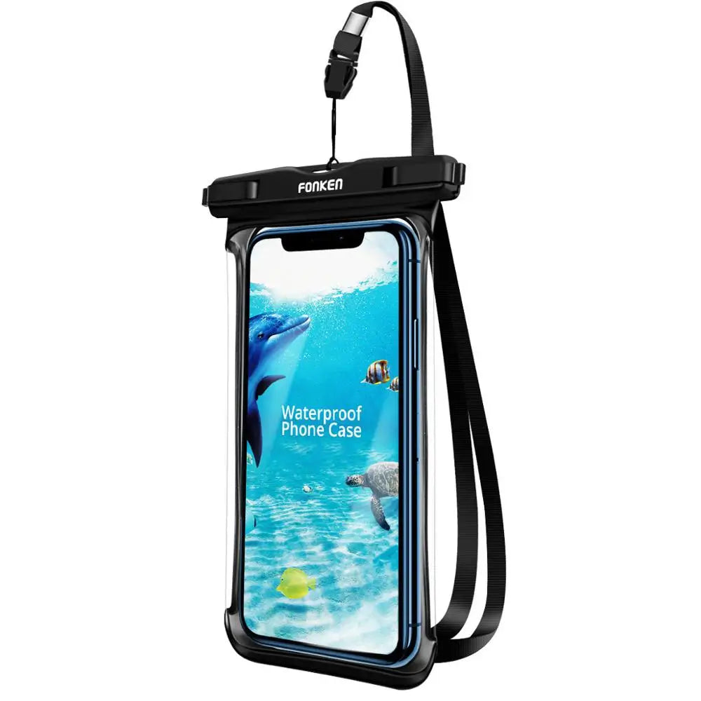 BowLift | Waterproof Smartphone Case DryVault | Full View Design | Side Accessible | With Carrying Strap
