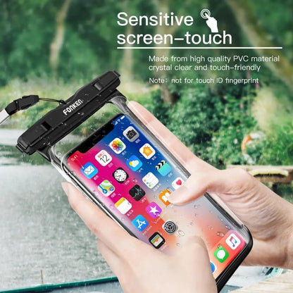 BowLift | Waterproof Smartphone Case DryVault | Full View Design | Side Accessible | With Carrying Strap