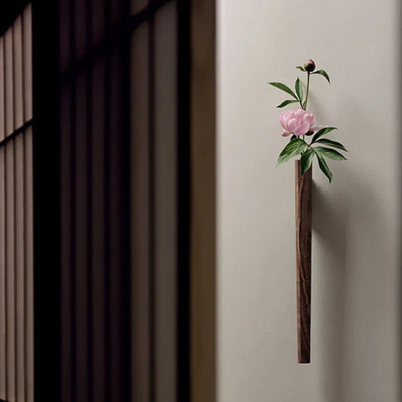 Skanto | Handmade Solid Wood Wall Vase